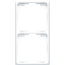 Jung CD582KWW frame for cable duct installation 2-way, vertical and horizontal mounting, thermoplastic, cable duct CD, alpine white