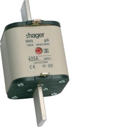 Hager LNH3425MK NH fuse link NH3 gG 500V 425A insulated handle