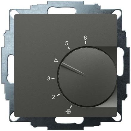Eberle 191873154302 UTE 1031-Anthracite-55 flush-mounted room temperature controller