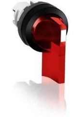 ABB Stotz-Kontakt M3SS5-11R, illuminated selector switch actuator red, double-sided return to B, 1SFA611214R1101