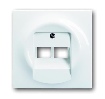 Busch-Jaeger 1803-02-74 Central plate, 2-way alpine white
