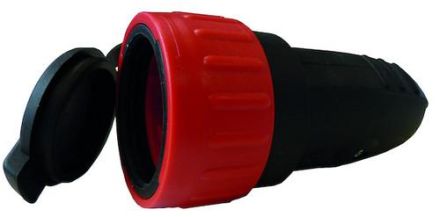 PROTEC.class 05105823 PPKU21 SK 16A IP44 lockable rubber coupling