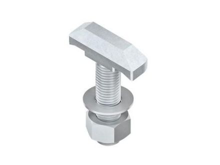 Niedax HK612/50F M12 L: 50mm hot-dip galvanized hook head screw