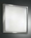Fabas Luce 3565-65-178 metal nickel sat/glass ws sat 24W 3000K LED ceiling light