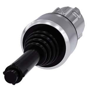 Siemens 3SU1050-7BF88-0AA0 coordinate switch 22mm round black 4 switch positions