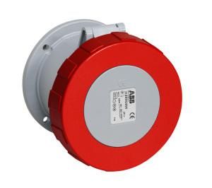 ABB Stotz-Kontakt 363RU11W, panel-mounted socket, 63 A, IP67 11h, standard flange, 2CMA167390R1000