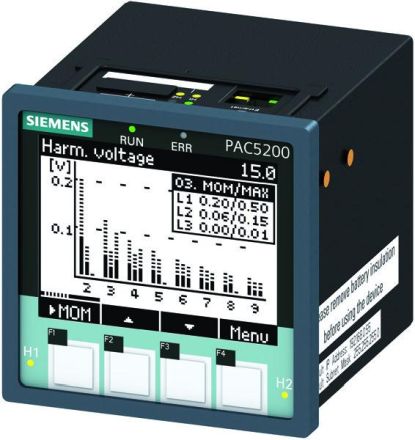 Siemens 7KM5412-6BA00-1EA2 panel mounting device SENTRON PAC 5200 LCD