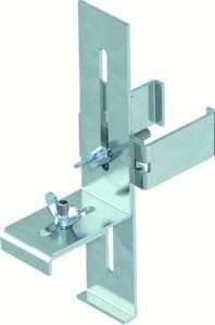OBO Bettermann ISS98KF for ISS98 and ISS133 strip-galvanized clamp fastening, 6286802