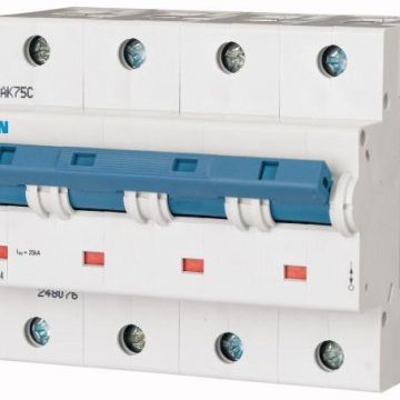 Eaton PLHT-B20/4 miniature circuit breaker, 20A, 4p, B-Char, 248076