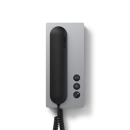 Siedle HTS 811-0 A/S in-house telephone standard in aluminium/black