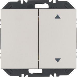 BERKER 24127304 EnOcean pushbutton sensor K.1/K.5 | 2-fold, 1x arrows | stainless steel