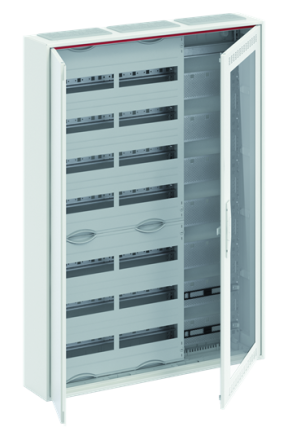 ABB Striebel & John CA37VMW small distribution board surface-mounted, 3FB, 7-row, 2CPX052227R9999