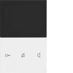 Elcom REA661Y Comfort AP 2D polar white glossy TOUCH video intercom