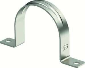 OBO Bettermann 605 40 V4A two-lobed 40mm fastening clamp, 1018705