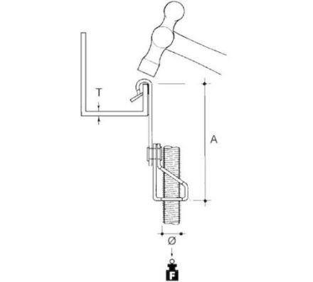 Niedax AV155-AM10T EKLIPS rod fastening
