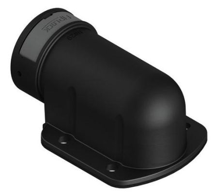 Fränkische Rohrwerke 4890918800 APPA-17P16PB-01 black 90° NBR flange