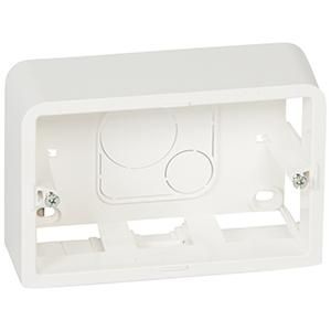 Legrand 080289 AP housing MOSAIC T=40mm 3mod ws, (white)