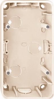MERTEN 519244 AP housing 2-way white glossy