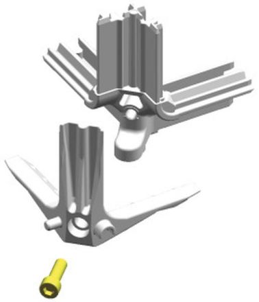 ABB Striebel & John RZ200 Triline-R Pack corner parts, 2CPX046782R9999