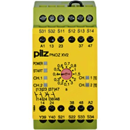 Pilz 774502 PNOZ XV2 3/24VDC emergency stop relay