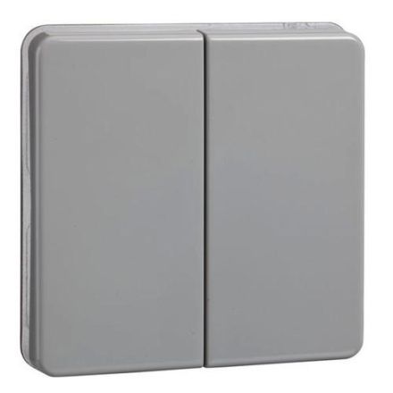 ELSO 233501 series switch/double button grey series rocker