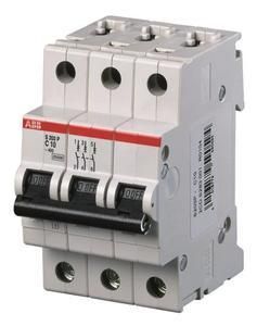 ABB Stotz-Kontakt S203P-Z1,6 , S203P-Z1.6 circuit breaker Z-Char., 25 kA, 1.6 A, 3P , 2CDS283001R0258