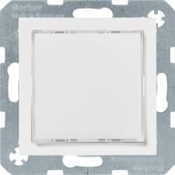 Berker 29538989 LED signal light, white lighting polar white, glossy Berker S.1/B.3/B.7