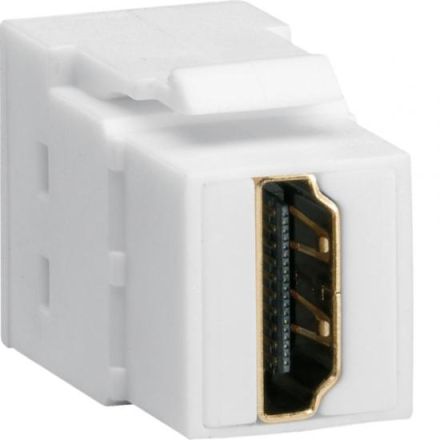 Hager VZ20HS Keystone HDMI 180° compatible design module