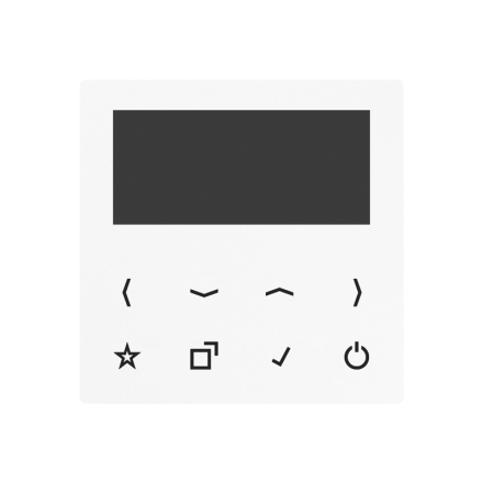 Jung DABABT-DISPWW DAB+ display for the Smart Radio DAB+ Bluetooth®, AS/A series, alpine white