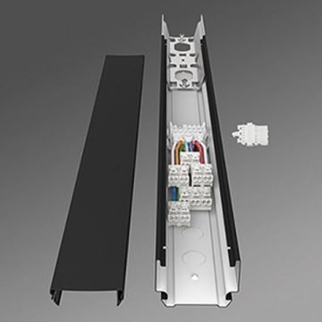 Regiolux 19200013104 SRT-11A/0500 incl.SRBK+SRTVL black mounting rail