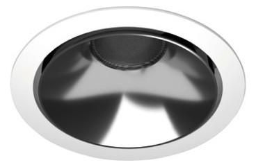 Siteco 51DF21B71FG22 LunMnRd eng gl 1180lm 840 0/1 3p silver LED recessed ceiling spotlight