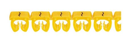 Legrand 038294 Nameplate CAB3/3 'WS' , (yellow)