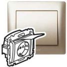 Legrand 771464 socket Galea (SL) child protection hinged cover Gal, (Titanium)