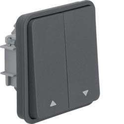 Berker 50553525 Blind series button insert with imprint symbol arrows AP/UP Berker W.1 grey m