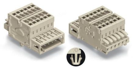 Wago 734-371/008-000 terminal block 0.08-1.5qmm 10A 11p