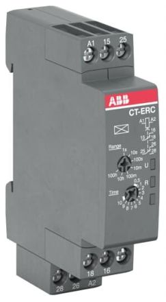 ABB Stotz-Kontakt 1SVR508100R0100 CT-ERC.22 2We 24-48VDC/24-240VAC time relay