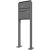 Ritto RGE1322120 Letterbox Freestanding Vertical Audio, Pur, Stainless Steel