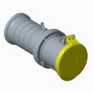 ABB Stotz-Kontakt 263C4 4h 63A IP44 2P+E coupling, 2CMA166838R1000