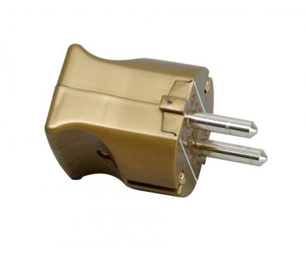 Kopp 170207005 16A 250V IP20 gold SCHUKO plug