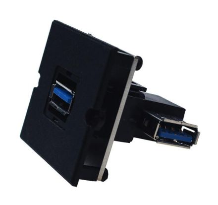 Bachmann 917.122 frame 1xUSB 3.0 90° side exit