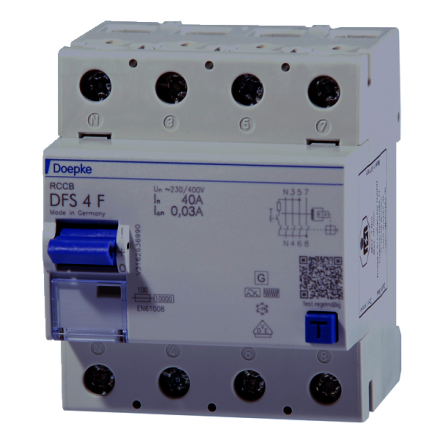 Doepke 09136820 DFS4 040-4/0.30-F residual current circuit breaker TYPE F