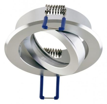 EVN 698014 round black aluminum GX5.3 max.50W 12V recessed ceiling spotlight