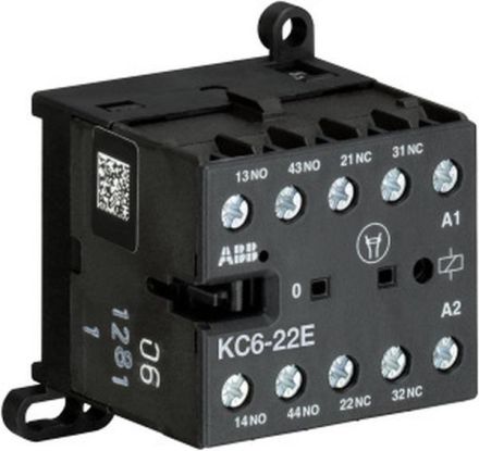 ABB Stotz-Kontakt KC6-22E-01 24VDC miniature auxiliary contactor, GJH1213051R0221