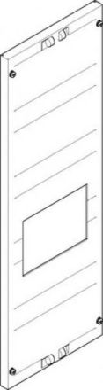 ABN 250x750mm 1FB/5RE milled 400-600A 3/4p cover plate ( FAT15951N )