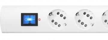 Kopp 234402005 DUOversal Plus 3-way white 1.4m ÜS power strip