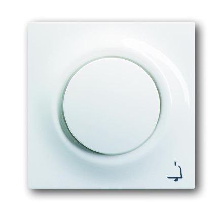 Busch-Jaeger 1789 KI-74 central plate, with operating button and neon lamp alpine white