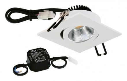 EVN PC24N60102 white 6W 3000K LED recessed ceiling spotlight LB20