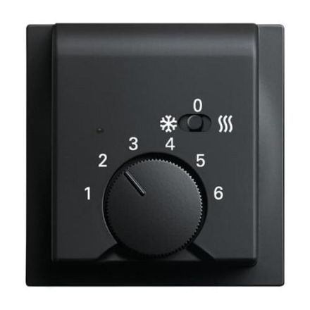 Busch-Jaeger 1795 HKEA-775 central plate, for room temperature controller, matt black