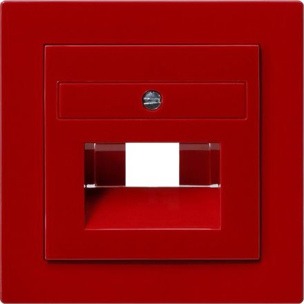 Gira 027043 cover UAE/IAE + network S-Color red