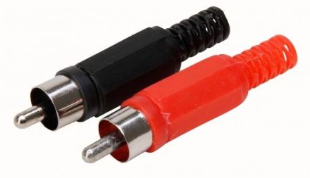 Kopp 33366876 RCA plug 4xblack 4xred